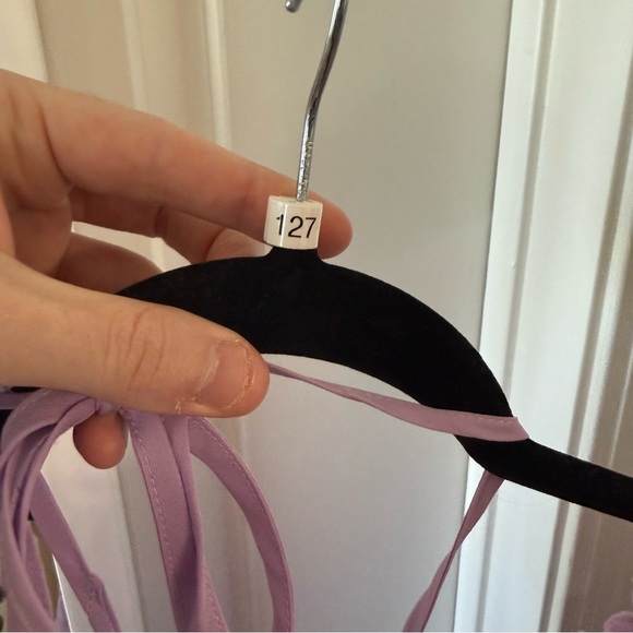 BuddyLove “Jac Puff” Lavender Sequin Floral Dress – Size Medium (NWT) - Picture 6 of 6